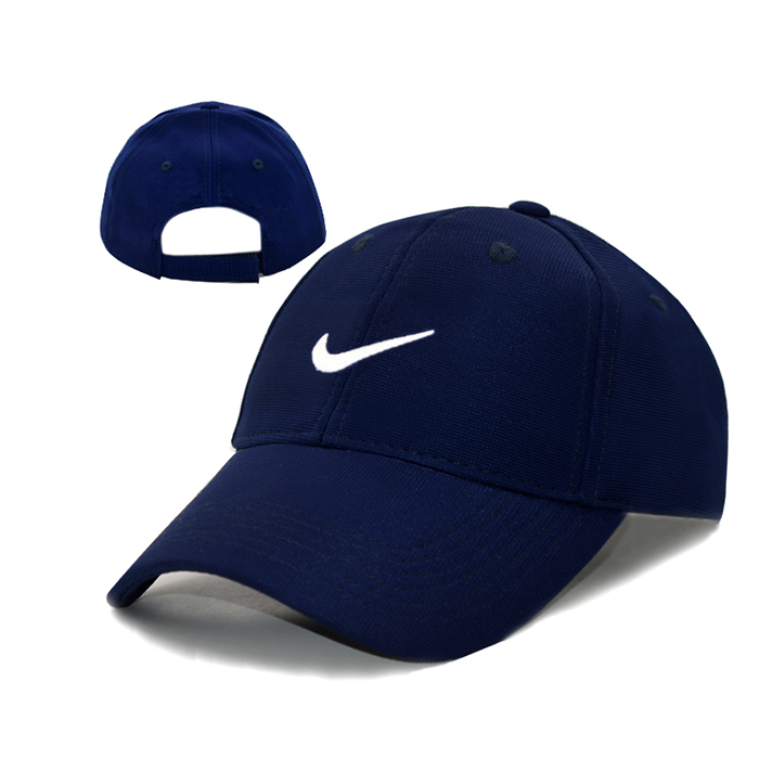 NK letter fashion trend cap baseball cap men and women casual hat-Navy Blue_49171