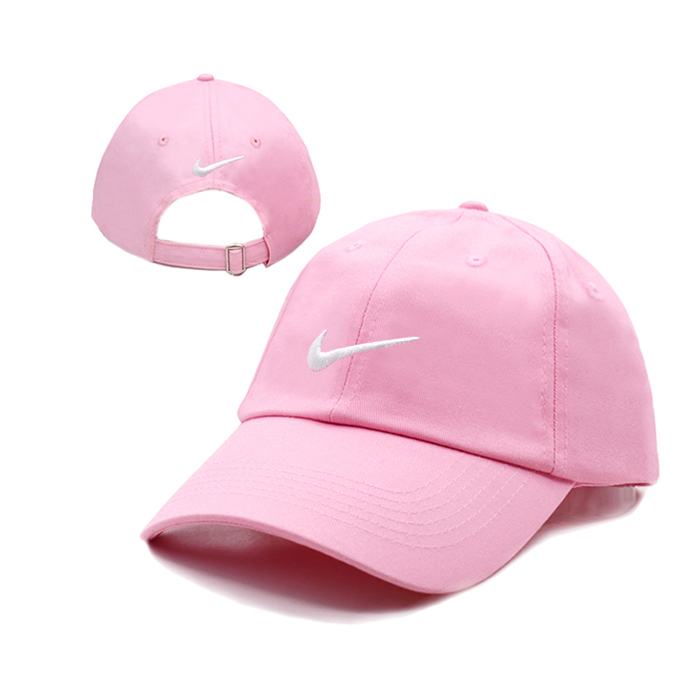 NK letter fashion trend cap baseball cap men and women casual hat-Pink_51469