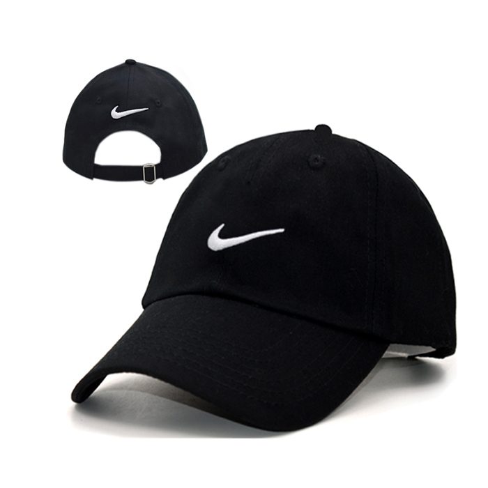NK letter fashion trend cap baseball cap men and women casual hat-Black/White_68500