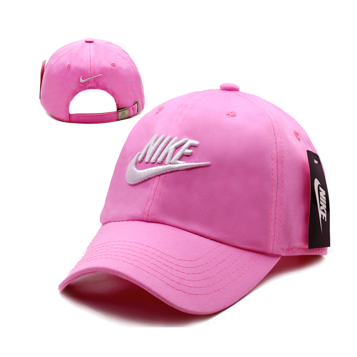 NK letter fashion trend cap baseball cap men and women casual hat-Pink_86132
