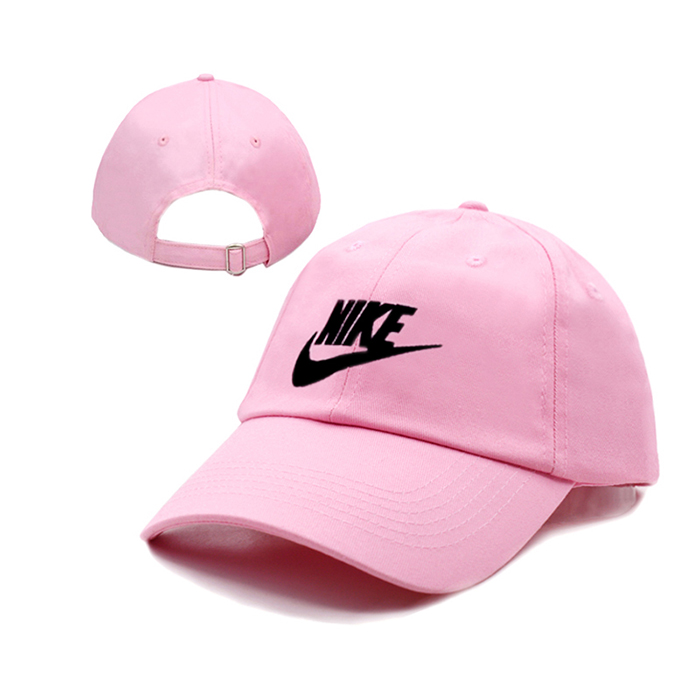 NK letter fashion trend cap baseball cap men and women casual hat-Pink_95308