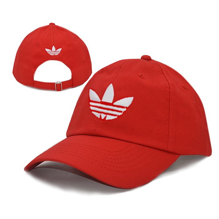 AD letter fashion trend cap baseball cap men and women casual hat-Red/White_84265