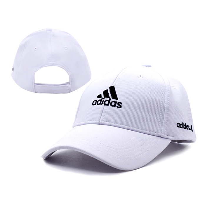 AD letter fashion trend cap baseball cap men and women casual hat-White/Black_18878