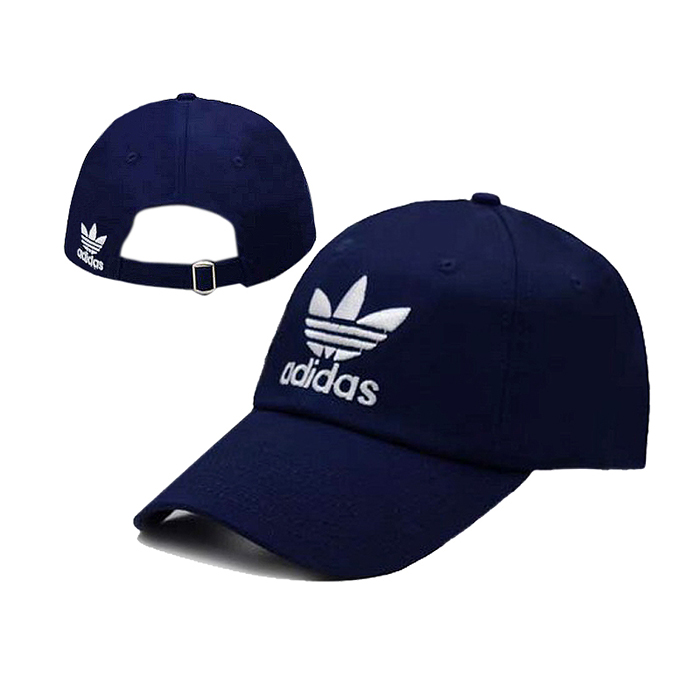 AD letter fashion trend cap baseball cap men and women casual hat-Navy Blue_74765