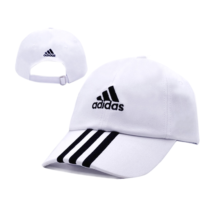 AD letter fashion trend cap baseball cap men and women casual hat-White/Black_90372