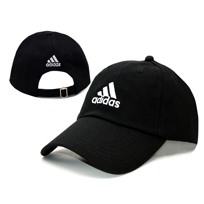 AD letter fashion trend cap baseball cap men and women casual hat-Black/White_94279