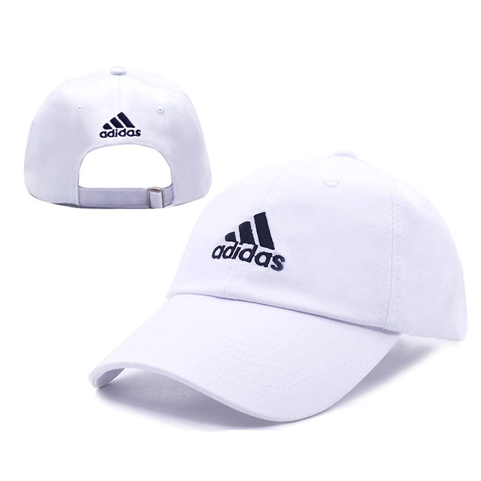 AD letter fashion trend cap baseball cap men and women casual hat-White/Black_26524