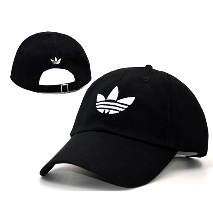 AD letter fashion trend cap baseball cap men and women casual hat-Black/White_88731