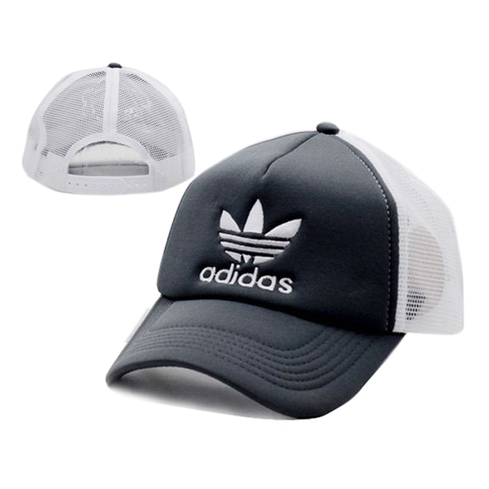 AD letter fashion trend cap baseball cap men and women casual hat-Black/White_33683