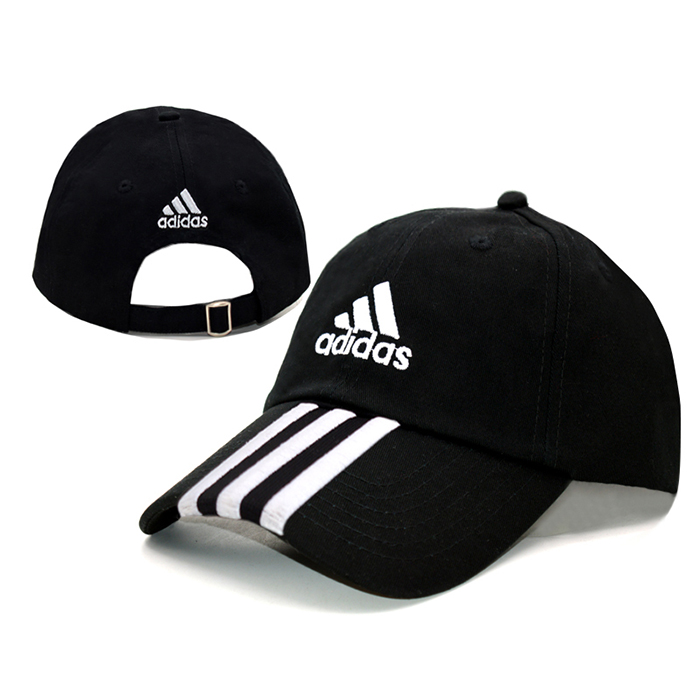 AD letter fashion trend cap baseball cap men and women casual hat-Black/White_75723