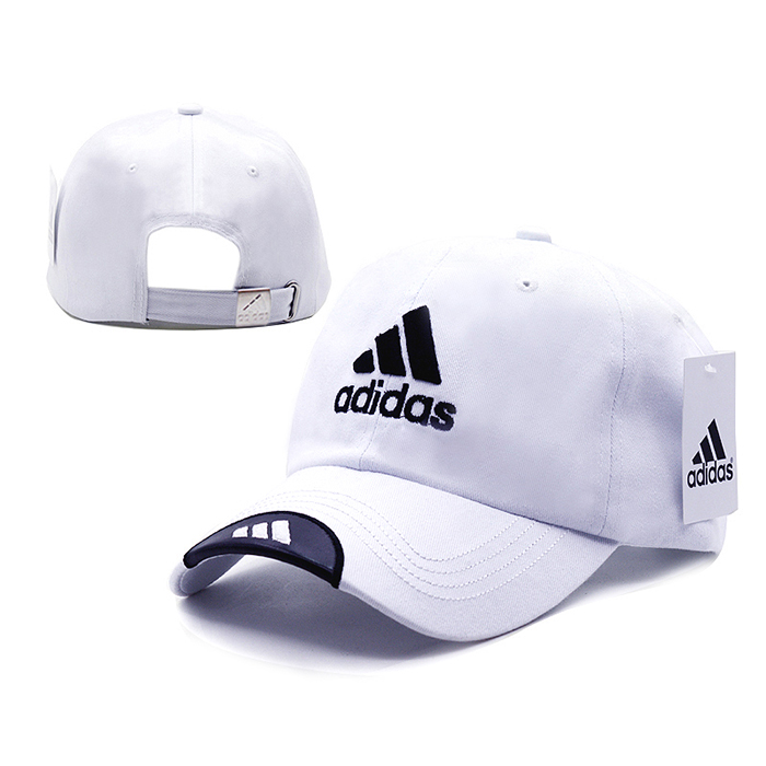 AD letter fashion trend cap baseball cap men and women casual hat-White/Black_97494