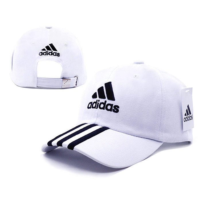 AD letter fashion trend cap baseball cap men and women casual hat-White/Black_81449