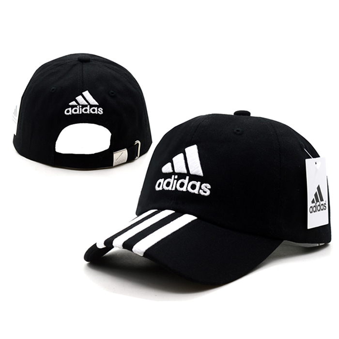 AD letter fashion trend cap baseball cap men and women casual hat-Black/White_14842