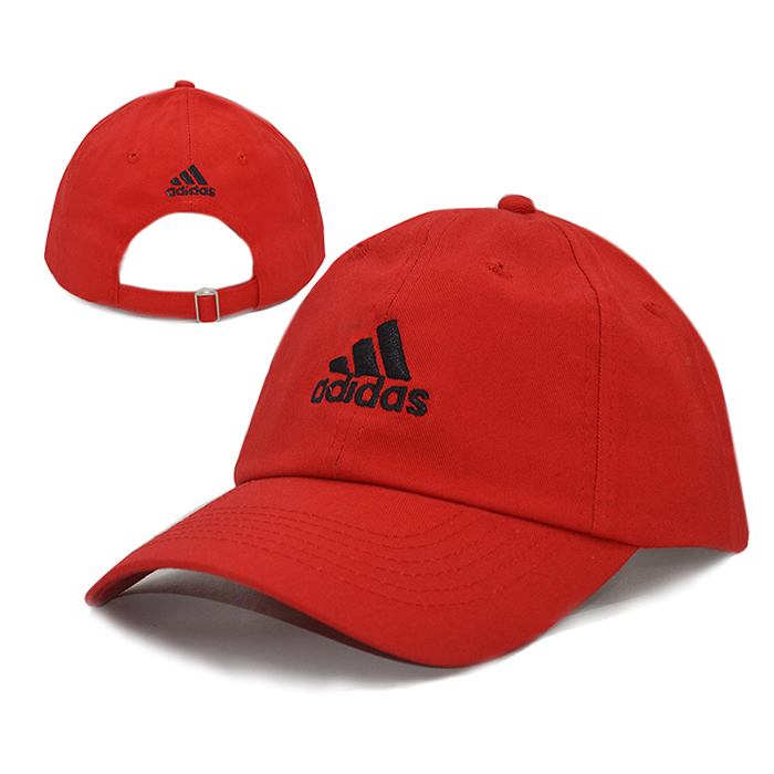 AD letter fashion trend cap baseball cap men and women casual hat-Red/Black_48826