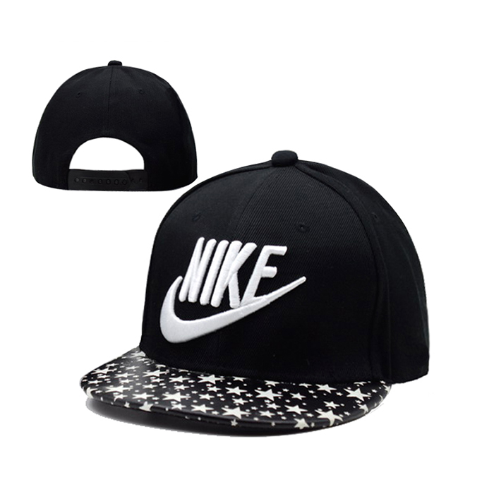 NK letter fashion trend cap baseball cap men and women casual hat-Black/White_37964