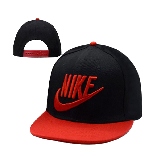 NK letter fashion trend cap baseball cap men and women casual hat-Black/Red_26377