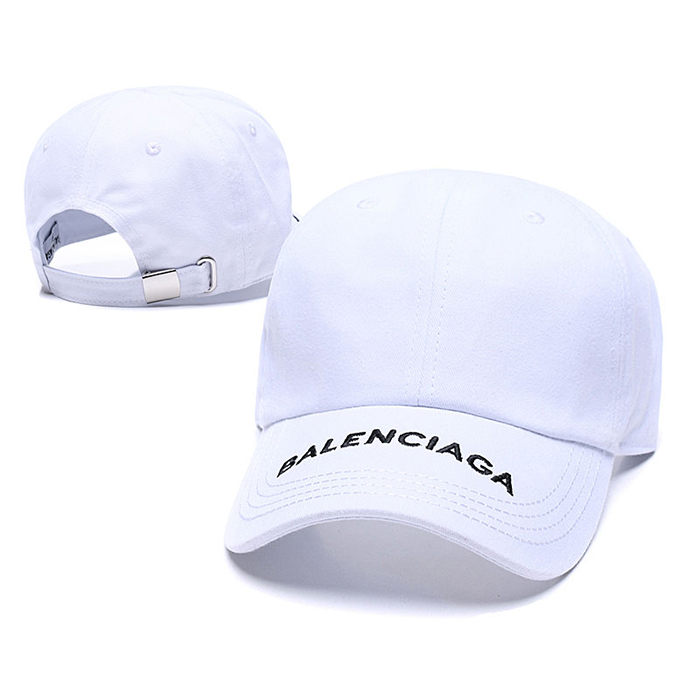 Balenciaga letter fashion trend cap baseball cap men and women casual hat-White_24103