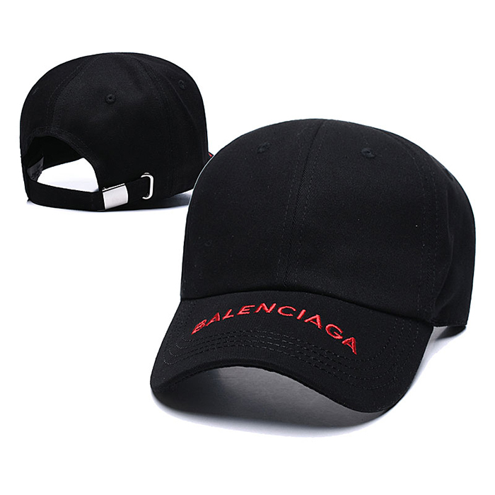 Balenciaga letter fashion trend cap baseball cap men and women casual hat-Black_66291