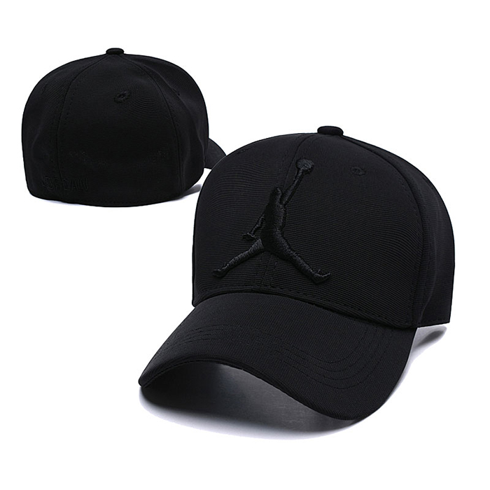 Jordan letter fashion trend cap baseball cap men and women casual hat-Black_38510