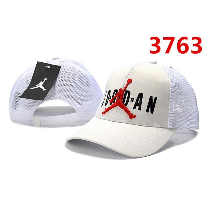 Jordan letter fashion trend cap baseball cap men and women casual hat-White_15280
