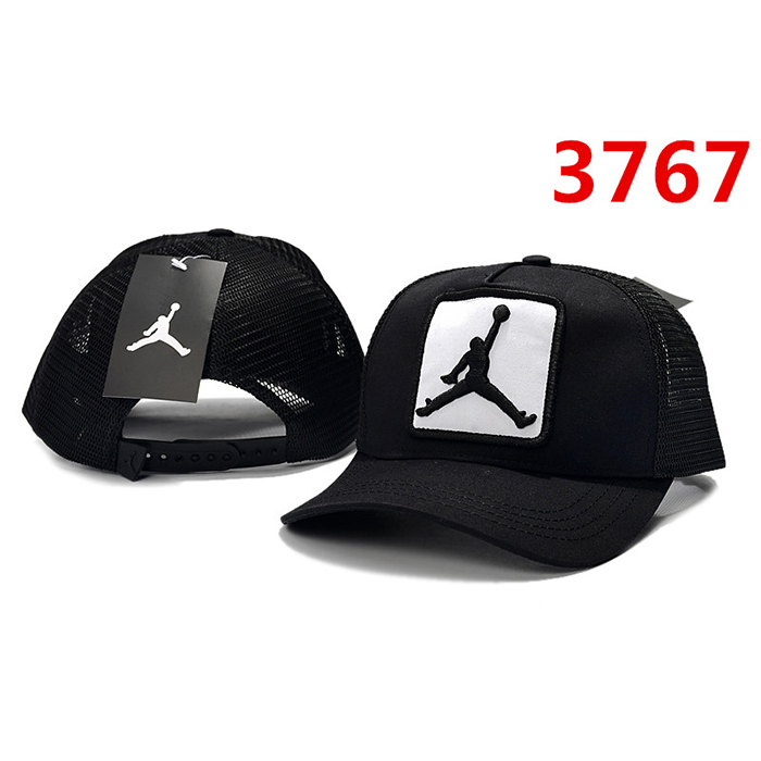 Jordan letter fashion trend cap baseball cap men and women casual hat-Black_32085