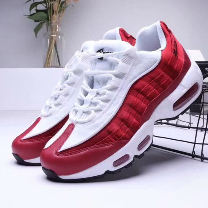 Air Max 95 LX NSW Crush Running Shoes-White/Red_88065