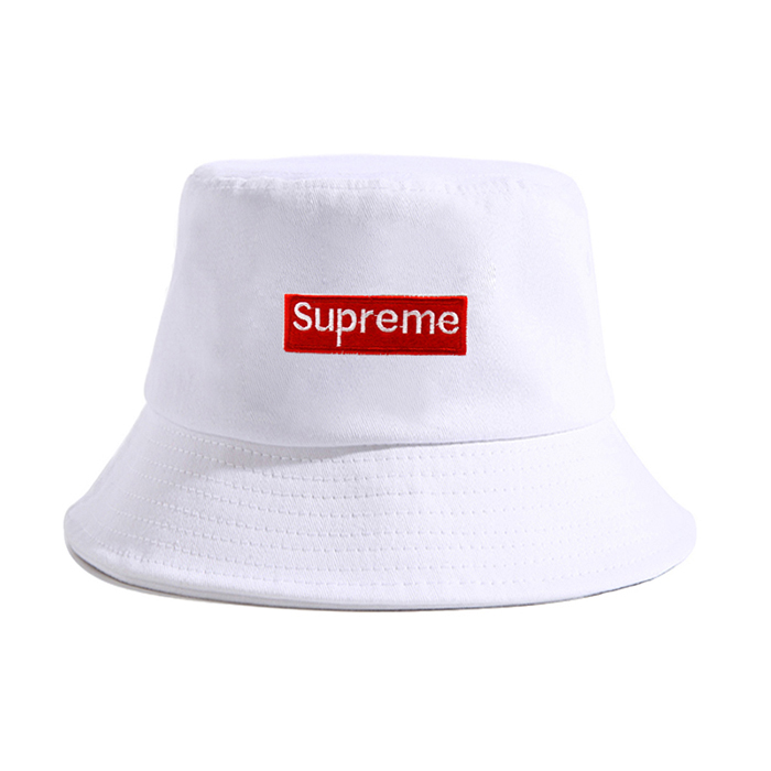 Supreme letter fashion trend cap baseball cap men and women casual hat-White_67724