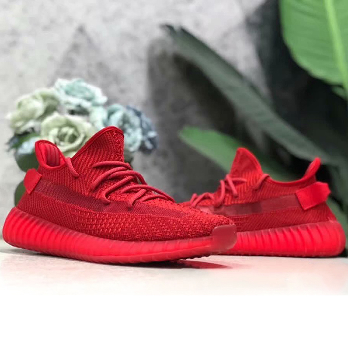 X Kanye Yeezy Boost 350 V2 Running Shoes-All Red_62477
