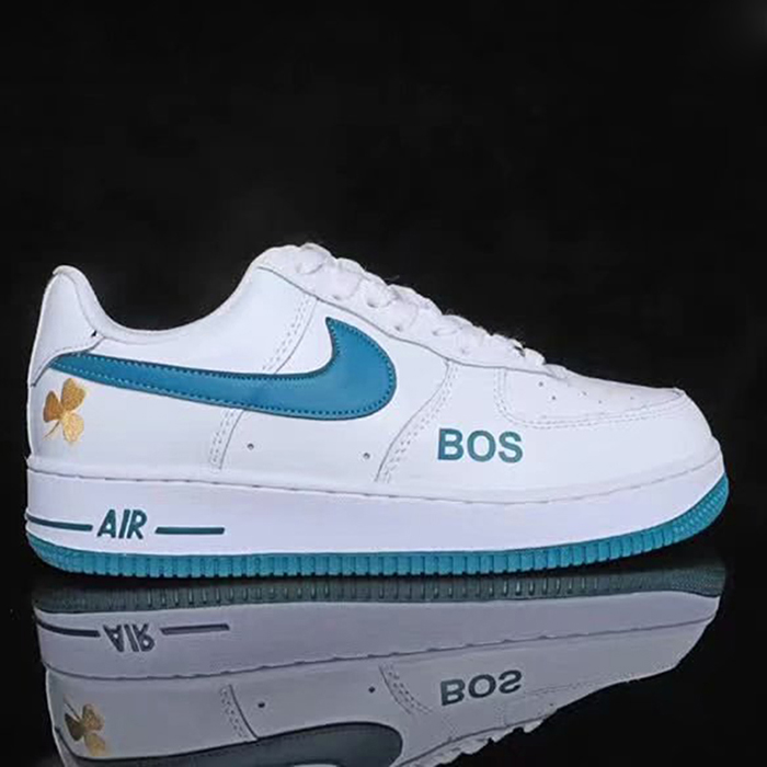 Air Force 1 Low '07 LV8“Celts BOS”AF1 Running Shoes-White/Blue_99703