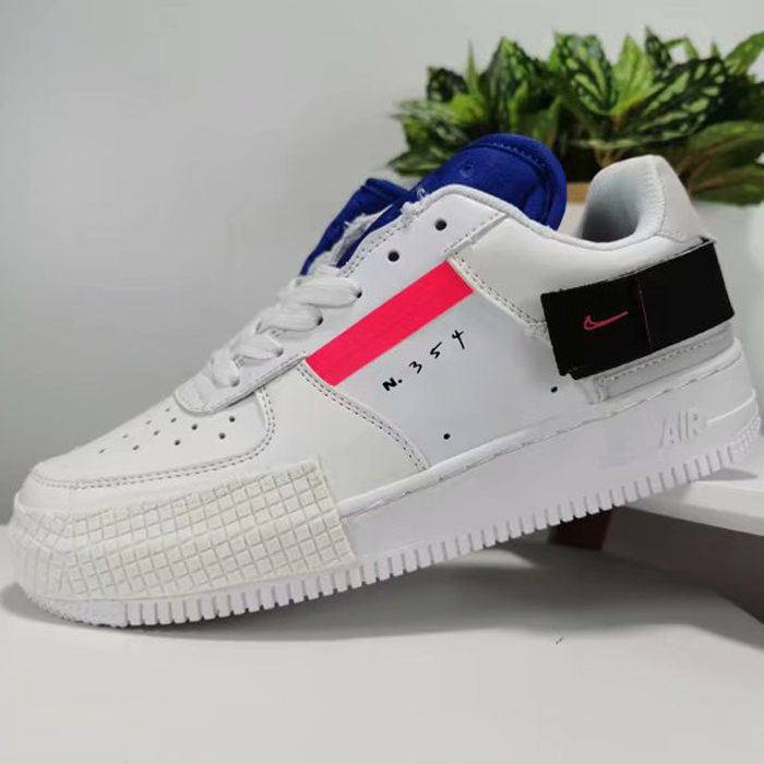 AIR FORCE 1 TYPE AF1 Running Shoes-White_93130