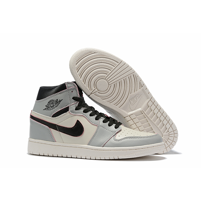 Jordan 1 Series AJ1 Running Shoes-Gray/White_54762
