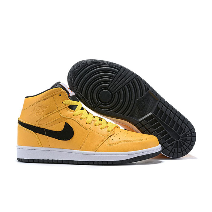 Jordan 1 Series AJ1 Running Shoes-Yellow/Black_26384
