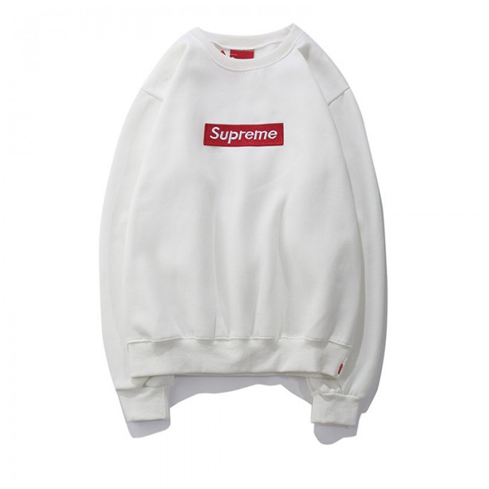 Supreme Autumn long sleeve round neck t-shirt casual clothes-White_74743