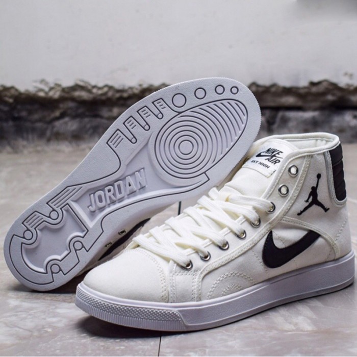 Air Jordan 1 AJ1 Retro High Runing Shoes-White/Black_21882