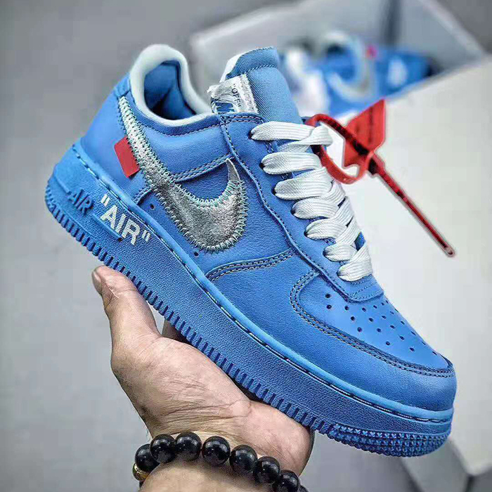 Crossover Air Force 1 x OW AF1 ‌Running Shoes-Blue_86584