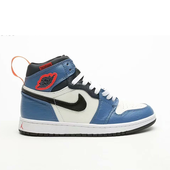 Air​ Jordan 1​ Mid Aj1 Running Shoes-Blue/White_94963