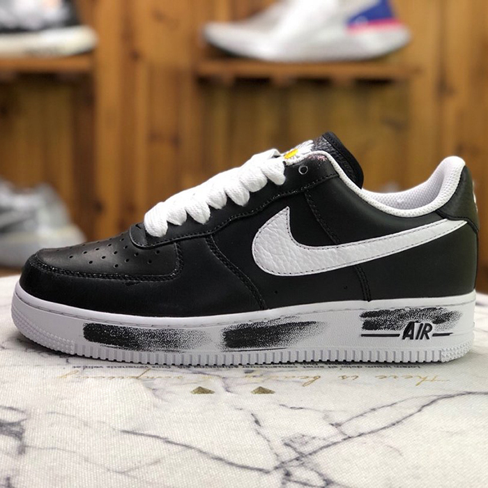 PEACEMINUSONE x Air Force 1 Low AF1 Running Shoes-Black/White_12704