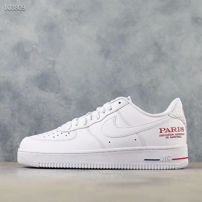 Air Force 1'07 Lv8 Running Shoes-White/Red_79176