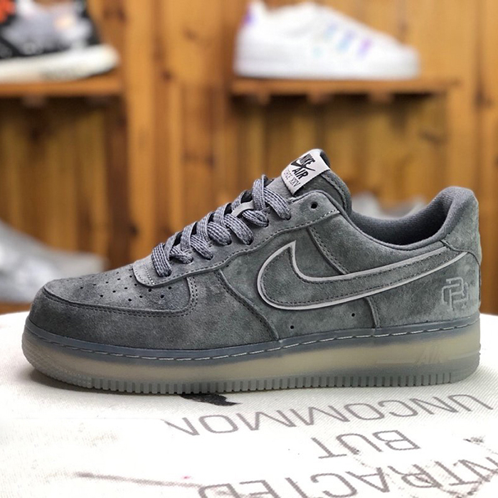 Air Force 1 07 LV8 Suede AF1 Running Shoes-Light Gray_35589