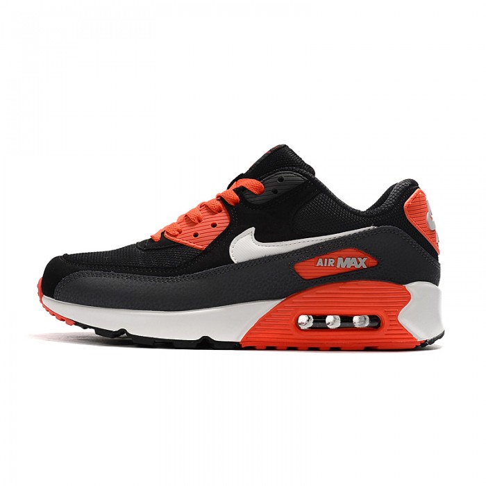 AIR Max 90 Running Shoes-Black/Red_77526