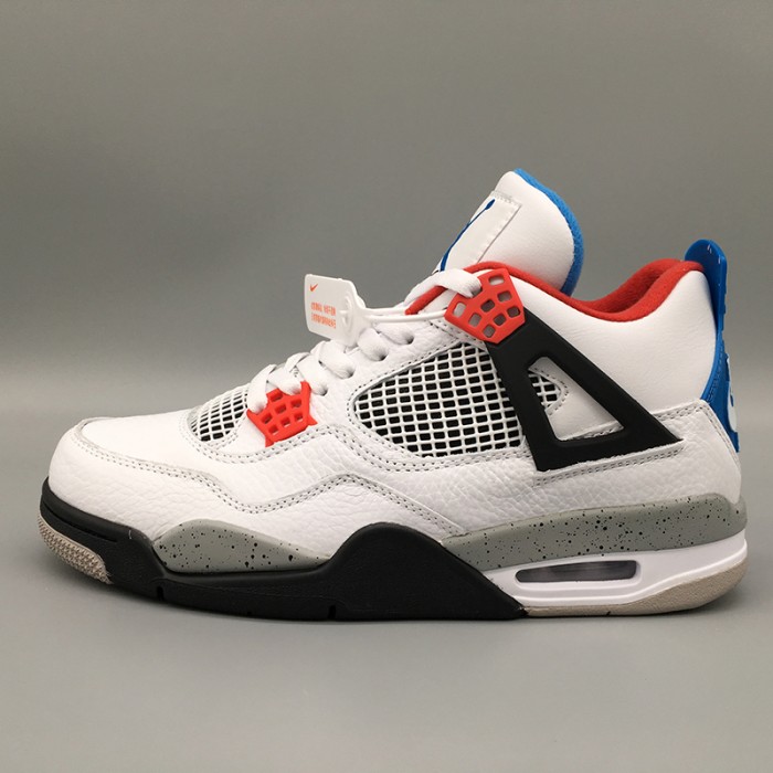 Air‌ Jordan 4 Retro‌ NRG Basketball Shoes-White/Red_34340