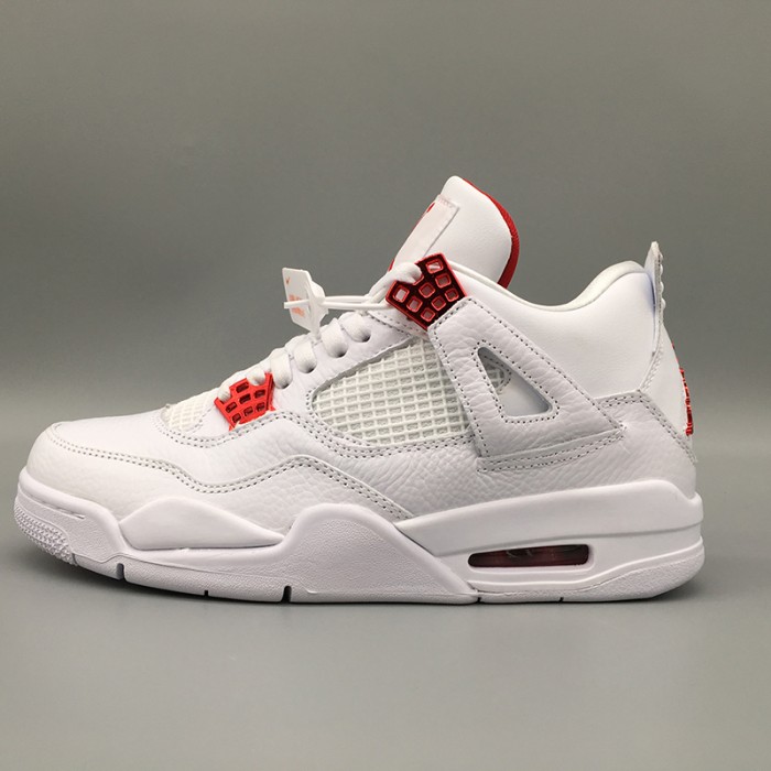 Air‌ Jordan 4 Retro‌ NRG Basketball Shoes-White/Red_38733