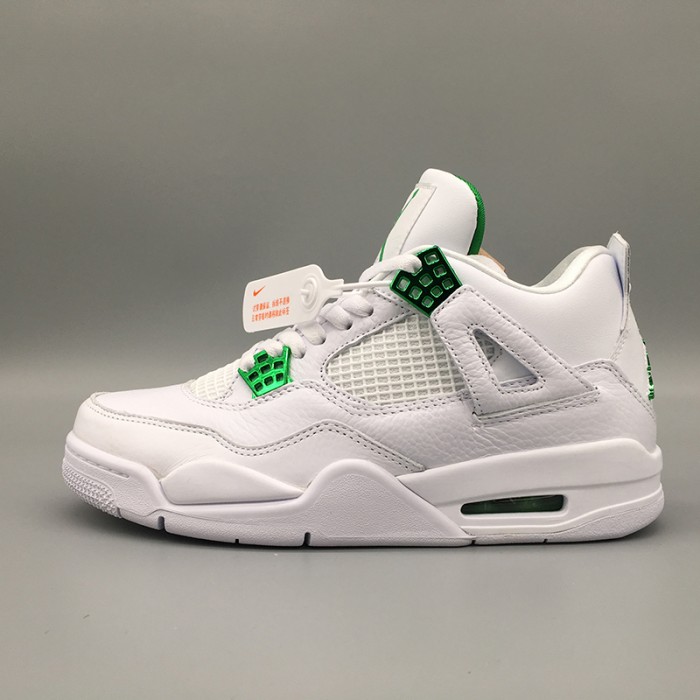 Air‌ Jordan 4 Retro‌ NRG Basketball Shoes-White/Green_65456