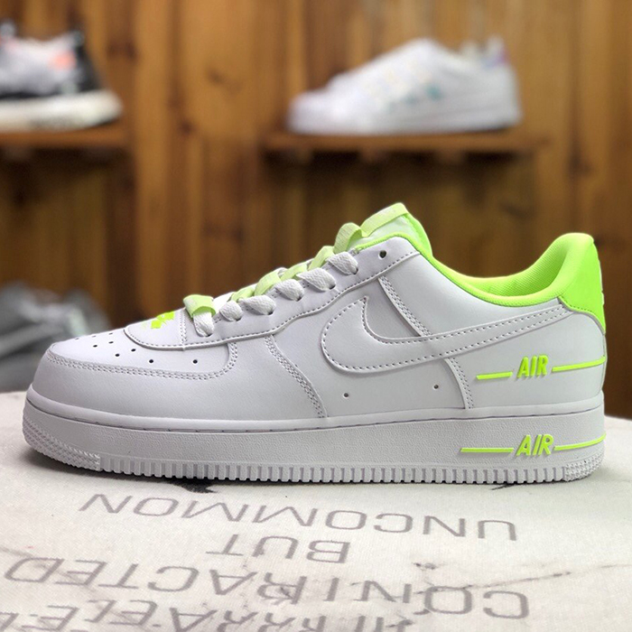 Air Force 1 AF1 Running Shoes-White/Green_95218