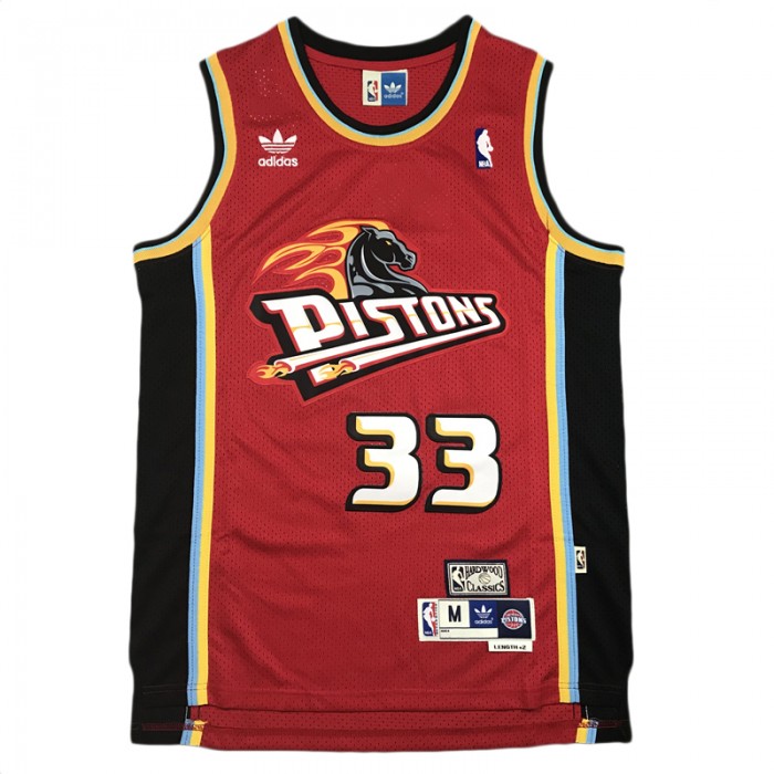 Detroit Pistons #33 Hill Uniform_65602