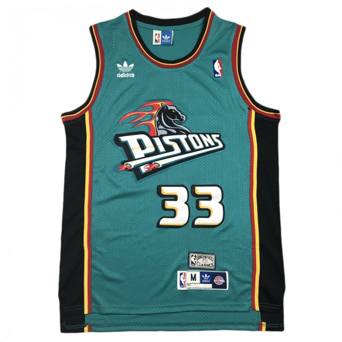 Detroit Pistons #33 Hill Uniform_86506