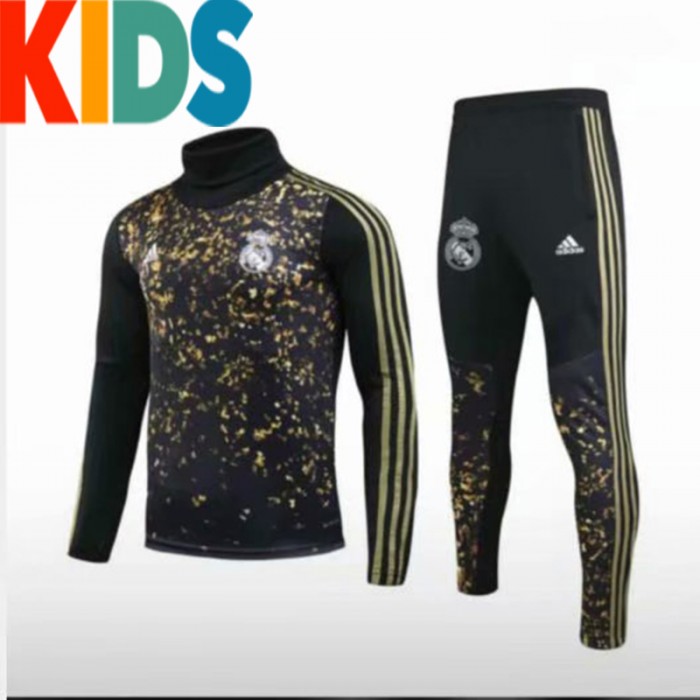 Real Madrid Stars Limited Edition 20-21 KIDS Long Sleeve Trainig Suit (Top + Pant)_42154