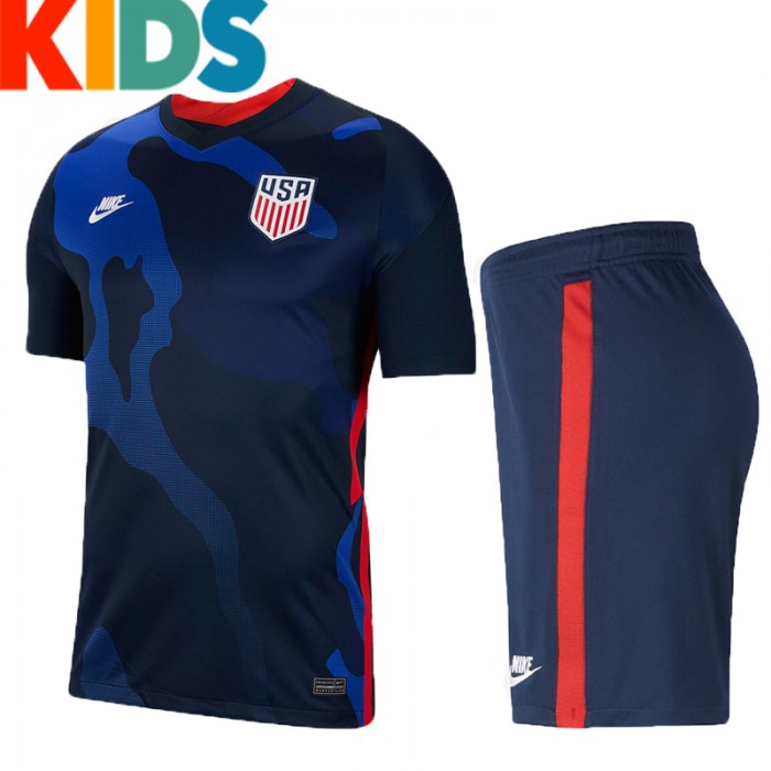 Nike US Away 20-21- KIDS KIT(Shirt + Short)_59183