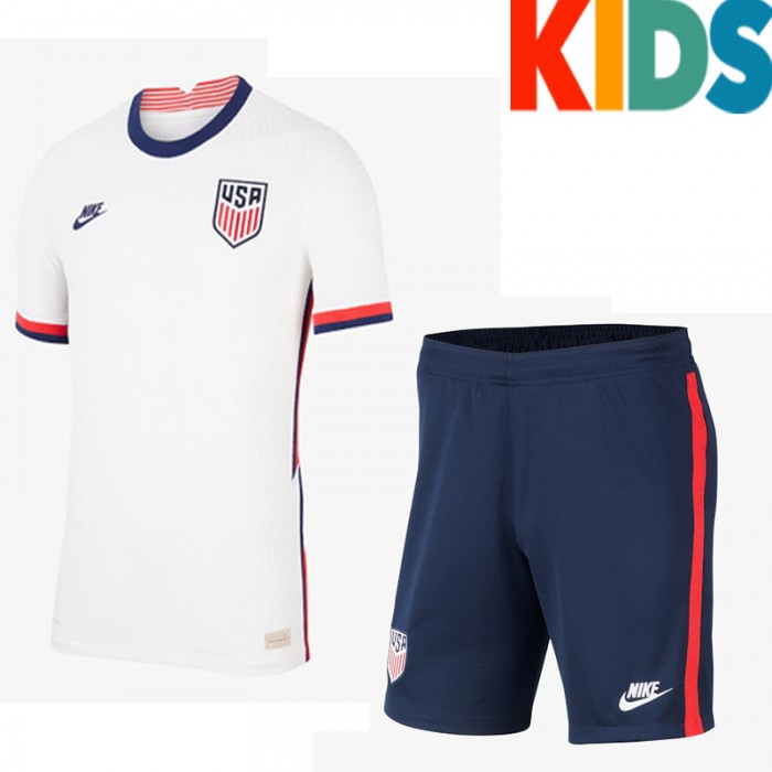 Nike US Home 20-21- KIDS KIT(Shirt + Short)_55098