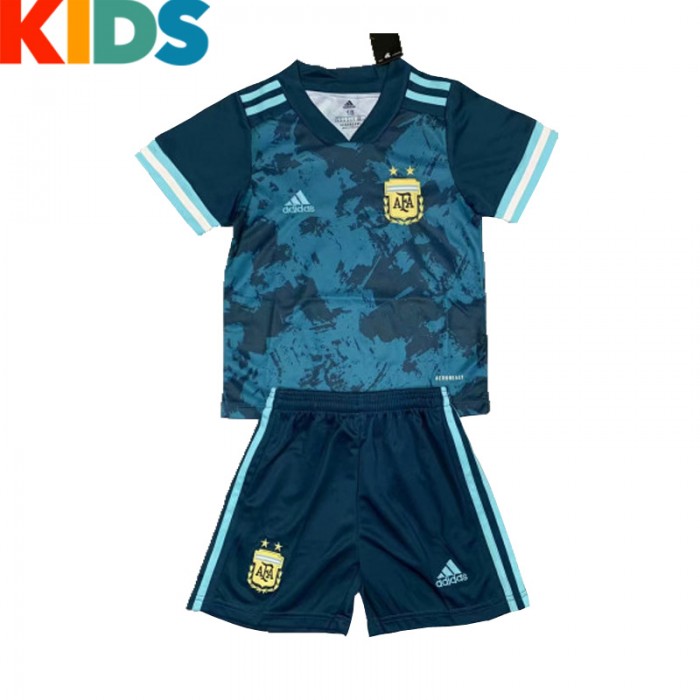 Argentina 2020 Copa America Away KIDS KIT(Shirt + Short)_54309